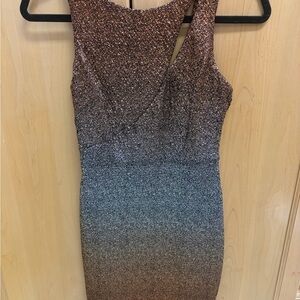 GUESS Elegant Sparkly Ombré Dress
